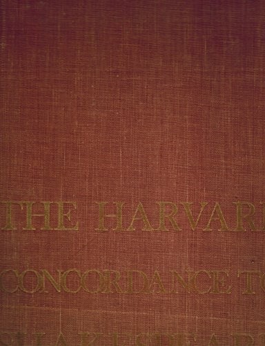Cover for The Harvard concordance to Shakespeare.