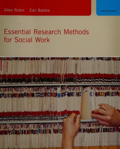 Cover for Essential research methods for social work