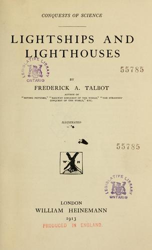 Cover for Lightships and lighthouses