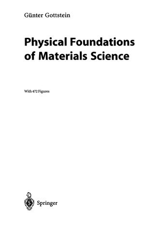 Cover for Physical Foundations of Materials Science