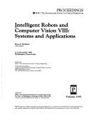 Cover for Intelligent Robots and Computer Vision VIII