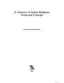 Cover for A glossary of Indian religious terms and concepts
