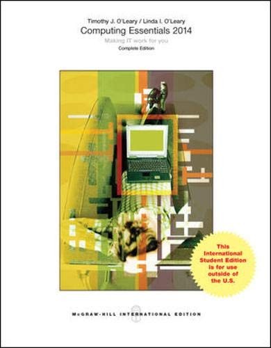 Cover for Computing Essentials 2014 Complete Edition