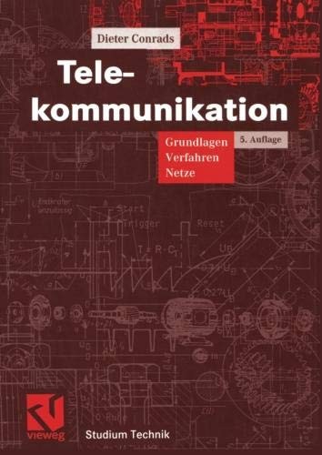Cover for Telekommunikation: Grundlagen, Verfahren, Netze (Studium Technik) (German Edition)
