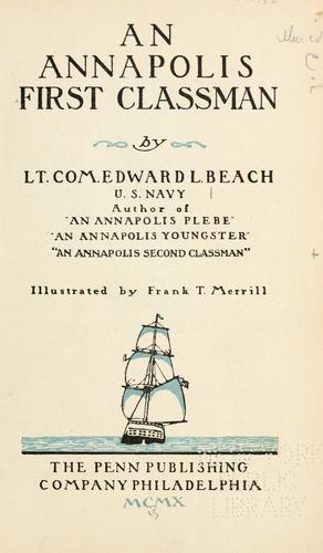 Cover for An Annapolis first classman