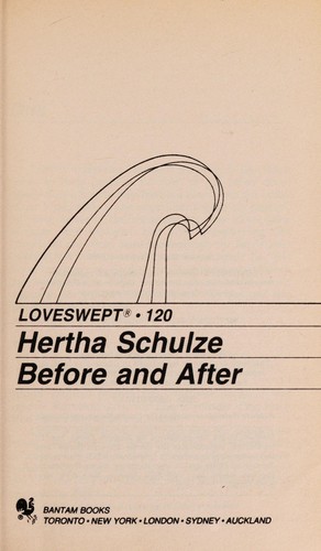Cover for Before and After