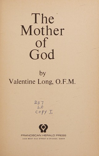 Cover for The Mother of God