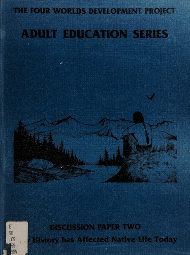 Cover for How history has affected native life today
