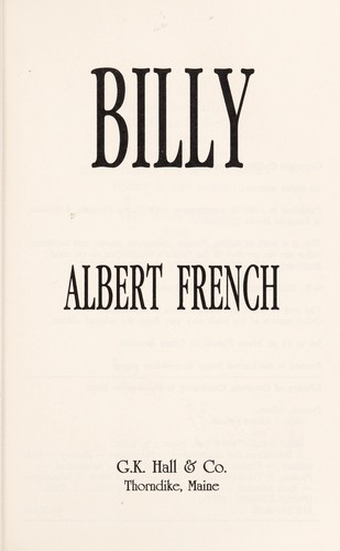 Cover for Billy