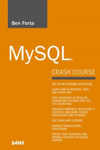 Cover for MySQL Crash Course (Sams Teach Yourself in 10 Minutes)