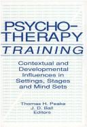 Cover for Psychotherapy training