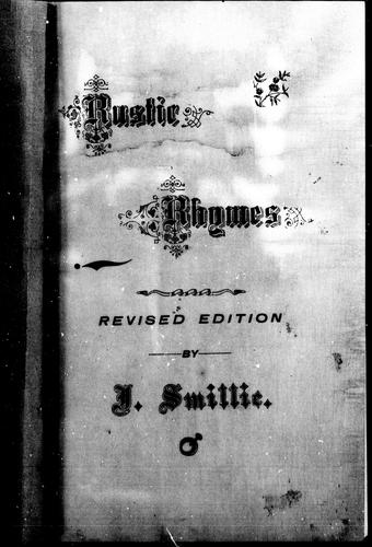 Cover for Rustic rhymes