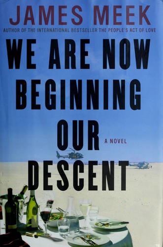 Cover for WE ARE NOW BEGINNING OUR DESCENT.