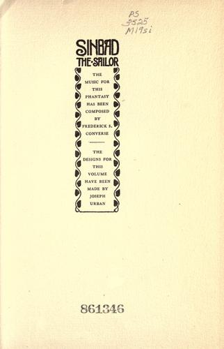 Cover for Sinbad, the sailor
