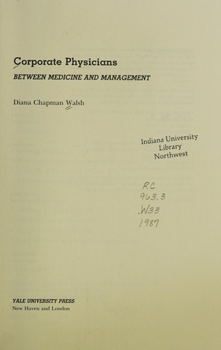 Cover for Corporatephysicians