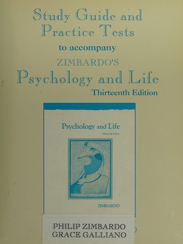 Cover for Study Guide and Practice Tests to Accompany Zimbardo's Psychology and Life