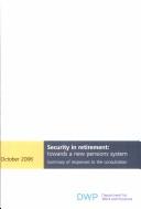 Cover for Security in Retirement