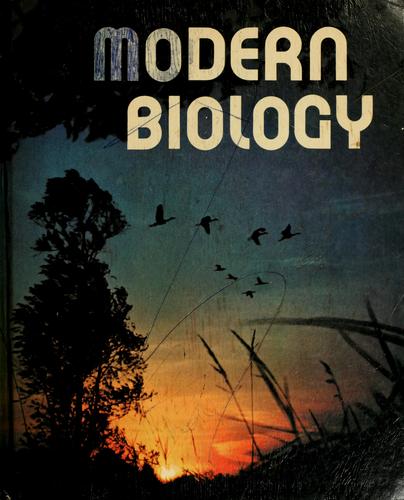 Cover for Modern biology
