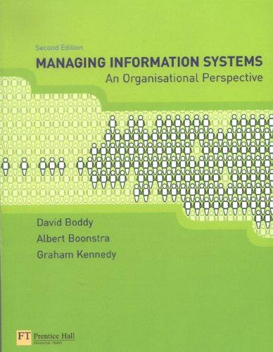 Cover for Managing Information Systems