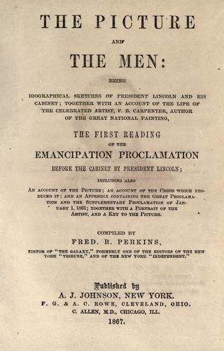 Cover for The picture and the men