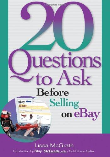 Cover for 20 questions to ask before selling on eBay