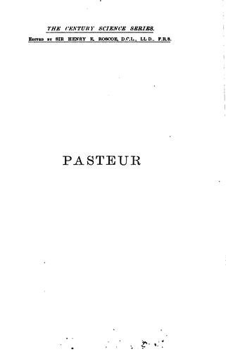 Cover for Pasteur
