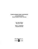 Cover for Voices from the continent