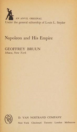 Cover for Napoleon and his empire.