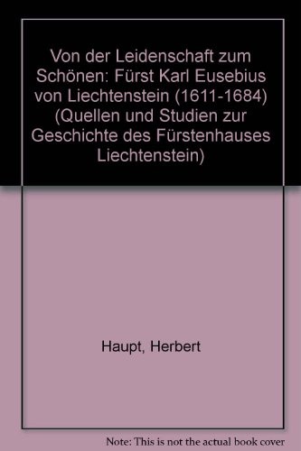 Cover for Von der Leidenschaft zum Schönen