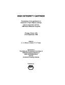 Cover for High Integrity Castings