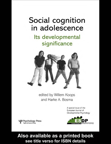 Cover for Social Cognition In Adolescence