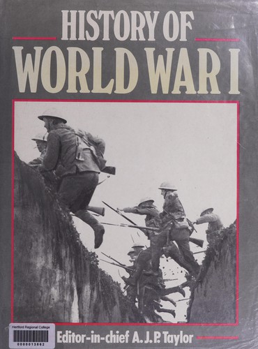 Cover for HISTORY OF WORLD WAR I.