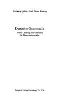 Cover for Deutsche Grammatik