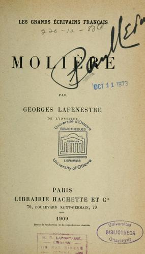 Cover for Molière