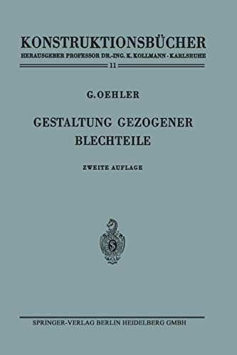 Cover for Gestaltung gezogener Blechteile
