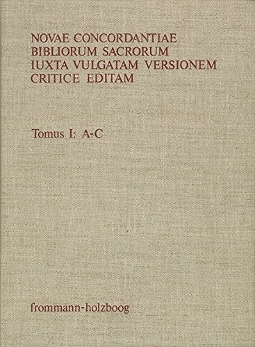 Cover for Novae concordantiae bibliorum sacrorum iuxta Vulgatam versionem critice editam