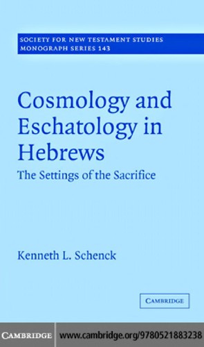 Cover for Cosmology and eschatology in Hebrews