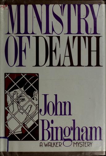Cover for Ministry of death