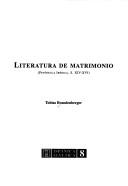 Cover for Literatura de matrimonio