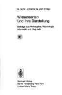 Cover for Wissensarten und ihre Darstellung
