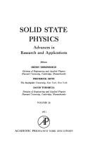 Cover for Solid State Physics
