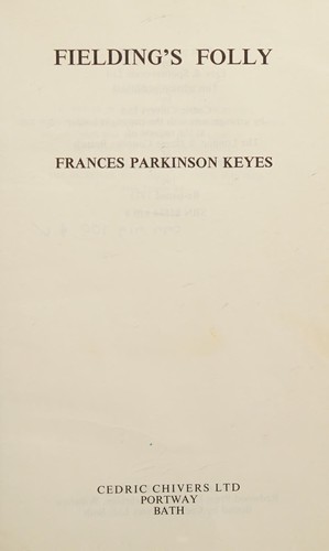 Cover for Fielding's Folly