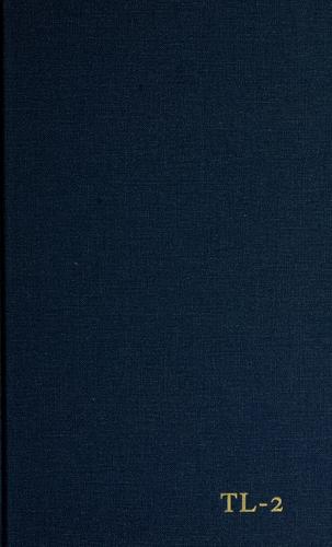 Cover for Taxonomic literature