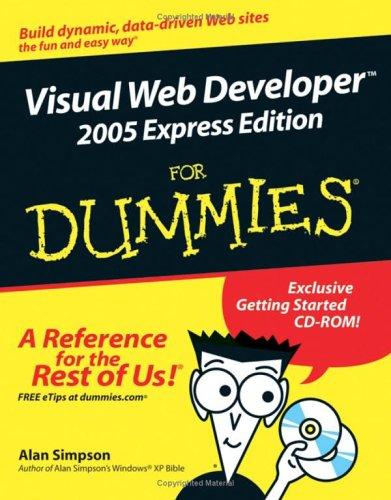 Cover for Visual Web Developer 2005 Express Edition For Dummies (For Dummies (Computer/Tech))