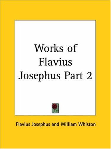 Cover for Works of Flavius Josephus, Part 2