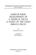 Cover for Agricultural development of a tropical delta