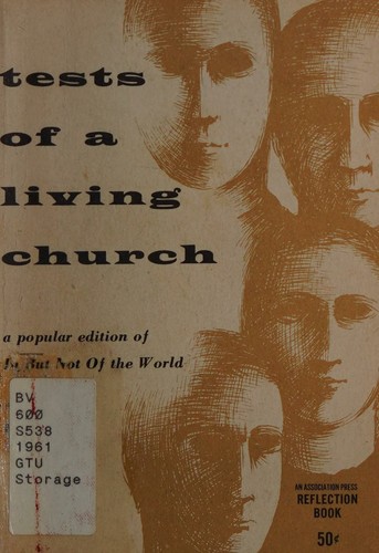 Cover for Tests of a living church