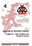 Cover for Evaluation of analytical methods in biological systems