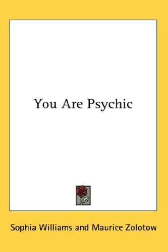 Cover for You Are Psychic