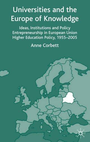 Cover for Universities and the Europe of knowledge